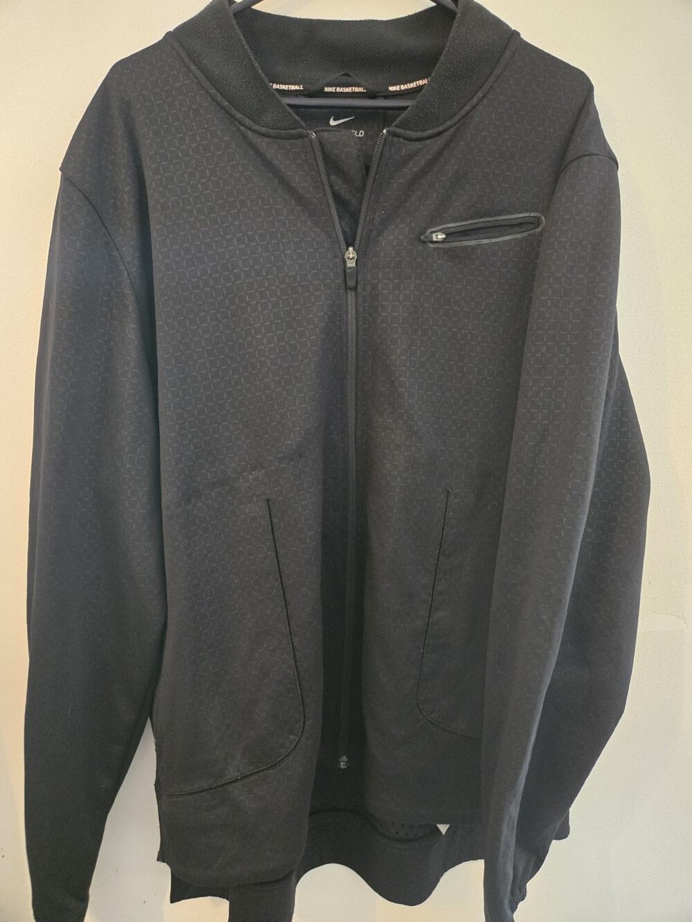 Nike Shield Full Zip Lebron Jacket Black Size Xxl Used Good Condition